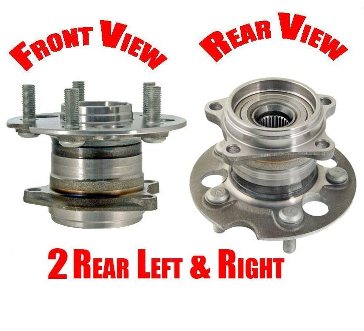 (2) 100% New SIENNA 04-09 All Wheel Drive "ONLY" Rear Wheel Hub Bearing 1 Pair