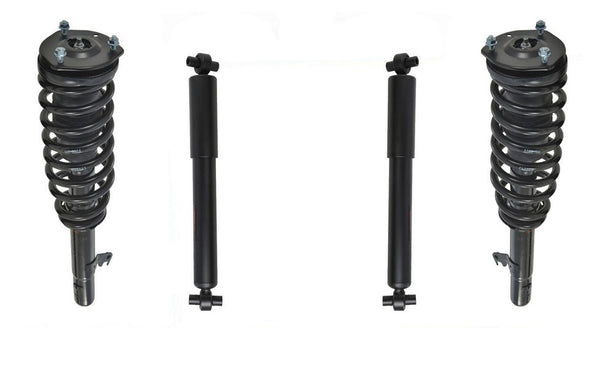 Para 07-09 Fusion 3.0 con tracción en todas las ruedas, puntal de resorte delantero y amortiguadores de montaje 4p