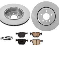 Pastillas de cerámica para rotores de freno de disco trasero para BMW 550I 06-10 con kit de 4 piezas de sensor