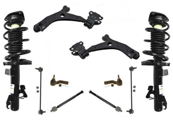 Kit de 10 piezas para brazos de control de enlaces de montaje de puntal Mazda 3 10-13 con juntas esféricas