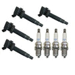 Set of Ignition Coils and Spark Plugs for Toyota Corolla 1.8L 00-08