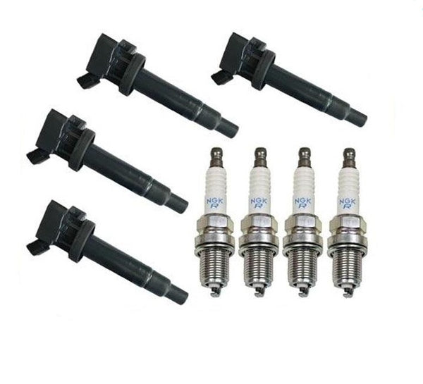 Set of Ignition Coils and Spark Plugs for Toyota Corolla 1.8L 00-08