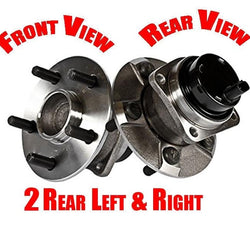 (2) REAR WHEEL BEARING AND HUB ASSEMBLY Fits 04-2009 Prius Rear 100% All New