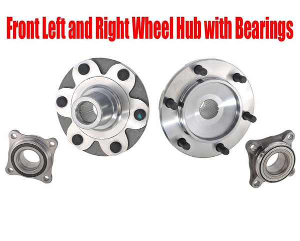 2003-2016 Toy 4Runner (2) PTC Front Wheel Hub & Hub Bearing All Parts 100% New