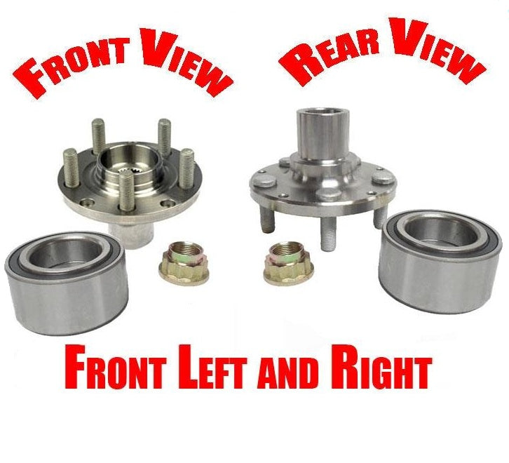 (2) Wheel Hub & Bearing 517008 PTC 63051K for 00-04 Suburu Outback 100% All New