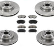 Front & Rear Brake Rotors & Ceramic Pads For Subaru Legacy GT 2.5L 2005-2009