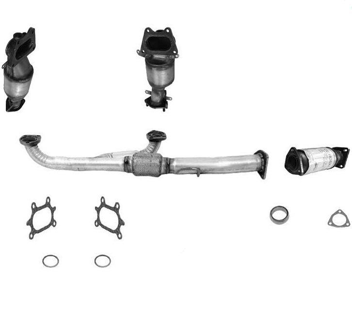 Odyssey 3.5L 2005-2010 Front Converters Flex Pipe & Rear Converter V-tech ONLY!