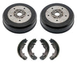 Balanced Rear Brake Drums & Brake Shoes for Kia Sportage 1995 1996 1997
