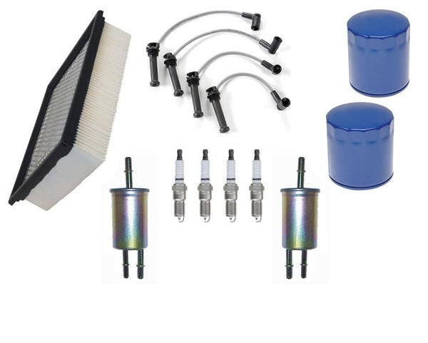Ignition Wire Set Air Gas Oil Filter Sparl Plugs for 2001-2007 Ford Ranger 2.3L