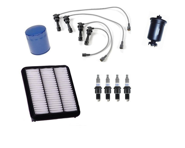 Air Oil Spark Plugs Spark Plug Ignition Wires for 95-98 Eclipse 2.0L Turbo