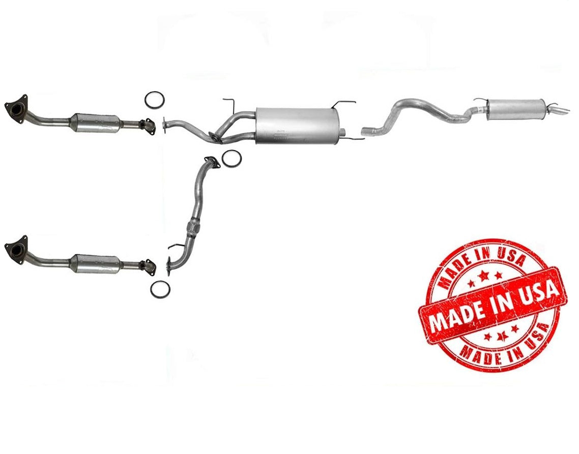 Exhaust System Converters Resonator Tail Pipe For LX470 Land Cruiser 03-05