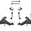 Front Shocks Lower Control Arms Tie Rod Ball joint For 02-06 Sprinter 2500 3500