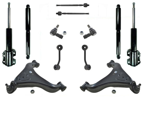 Front & Rear Shocks Control Arms Tie Rod Ball joint For 02-06 Sprinter 2500 3500