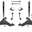 Front & Rear Shocks Lower Arms Tie Rod Ball joint For 02-06 Sprinter 2500 3500
