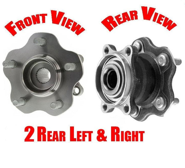 2 100% All New REAR Wheel Bearing & Hub Assembly for All Wheel Drive Rouge 08-13