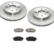 Front Brake Disc Rotors & Ceramic Pads for 94-01 Acura Integra & Integra GS-R