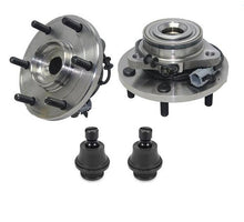(2) 100% All New Front Wheel Hub Bearing Ball Joints for 04-07 Infiniti QX56