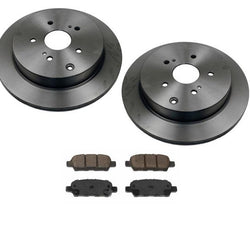 for 09-13 Grand Vitara 100% All New Rear Disc Brake Rotors With Ceramic Pads 3pc