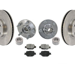 Front Disc Rotors Pads Front Hub & Bearing Kits for Scion tC 05-10 5Pc
