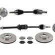 Front Disc Rotors Pads Hub & Bearing Kits CV Shafts for Scion TC 05-10 7Pc