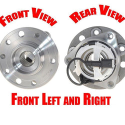 for 03-11 Saab 9-3 FRONT Left & Right 100% New Wheel Bearing & Hub Assembly