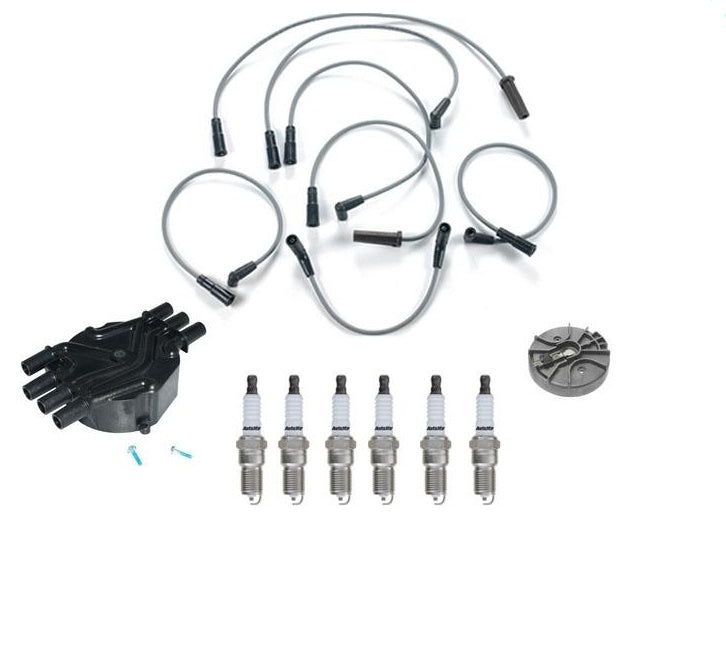 Juego de cables de bujía, bujías de rotor, tapa de distribuidor, para Astro Van y Blazer 96-97, 4,3 L