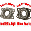 Front L & R Wheel Bearings for Audi A4 A4 QUATTRO 02-09 A6 & A6 QUATTRO 00-04