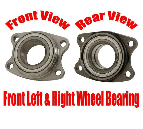 Front L & R Wheel Bearings for Audi A4 A4 QUATTRO 02-09 A6 & A6 QUATTRO 00-04