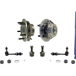 for 00-01 Dodge Ram 1500 4 Wheel Drive 4 Wheel ABS Hub Bearings Ball Joints 8pc