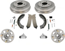 8 Pcs Kit For Honda Civic 92-00 Wheel Hub Bearins Drums Shoes & Hardware Kit