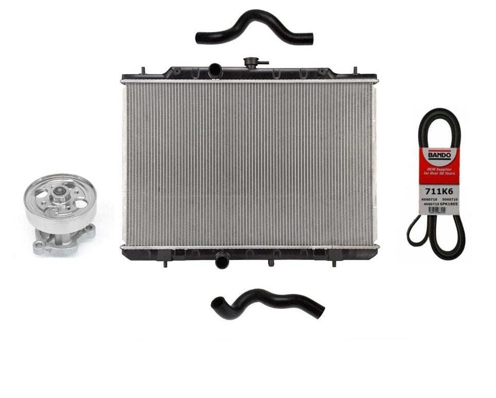 Nuevas mangueras de correa de bomba de agua y radiador 100% probado contra fugas para Nissan Rogue 08-13