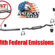 New Exhaust Pipe Muffler System for Nissan Rogue 08-13 With Federal Emiissions