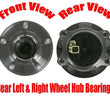 2/ 100% New REAR Wheel Bearing and Hub for 12-16 Focus With Active Park Assist