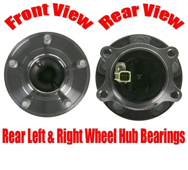 2/ 100% New REAR Wheel Bearing and Hub for 12-16 Focus With Active Park Assist
