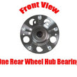 1/ 100% New REAR Wheel Bearing and Hub Assembly for 14-16 Kia Soul 15-16 Soul EV