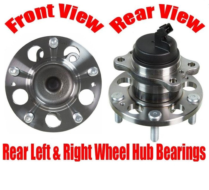 2 REAR Wheel Bearing and Hub Assembly for 2014-2019 Kia Soul 14-19 Soul EV