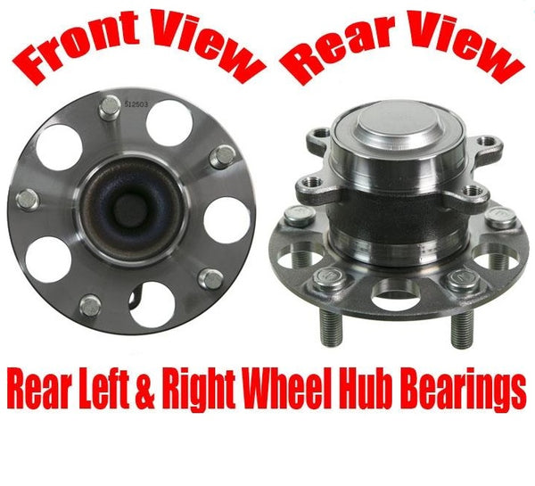 2/ 100% New REAR Wheel Bearing & Hub Assembly for 13-15 Honda Civic Built in USA
