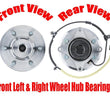 2/ 100% New FRONT Wheel Bearing & Hub for 15-16 Rear Wheel Drive Ford Expedition