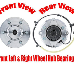 2/ 100% New FRONT Wheel Bearing & Hub for 15-16 Rear Wheel Drive Ford Expedition