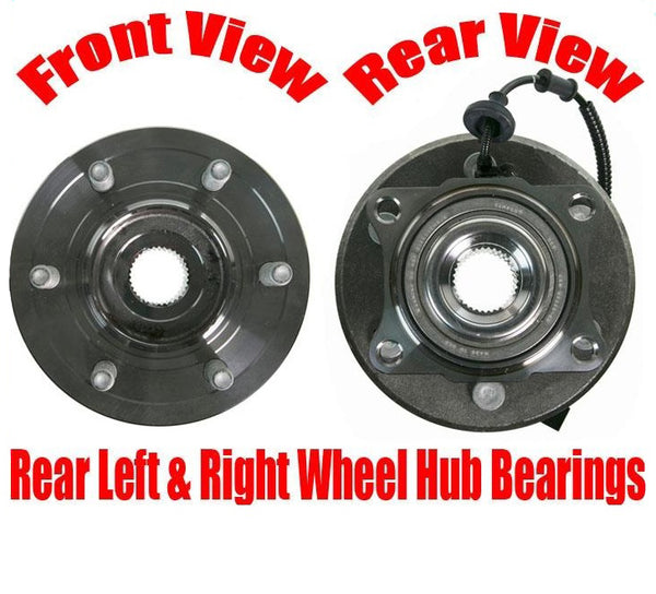 2/ 100% New REAR Wheel Bearing & Hub Assembly for 11-14 Ford Expedition REAR
