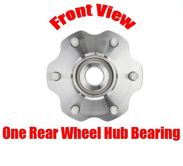 1/ 100% New REAR Wheel Bearing & Hub Assembly for 11-13 Infiniti QX56 14-16 QX80
