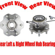 2/ 100% New REAR Wheel Bearing & Hub Assembly for 11-13 Infiniti QX56 14-16 QX80