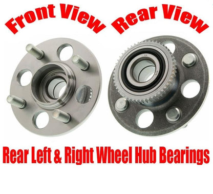 2/ All REAR Axle Hub Bearing Asm for 96-00 Civic With Drums & 4W ABS Brakes