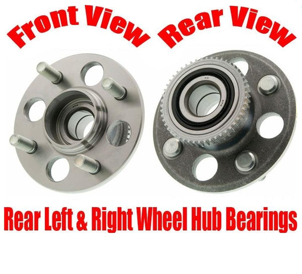 2/ All New REAR Axle Hub Bearing Asm for 96-00 Civic With Drums & 4W ABS Brakes