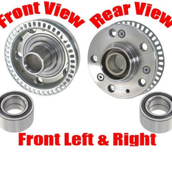 2 100% New Wheel Hub & Bearing Kit for 2002-2006 Audi Quattro TT AWD Front Kit