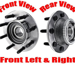 2/ 100% New Front Wheel Bearing Hub for Rear Wheel Drive 00-02 Ram 2500 Pick Up
