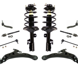 Brazos de control completos puntales de resorte en espiral para Toyota Camry LE 3.0L 4Dr 10pc 02-03