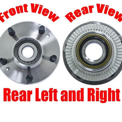 100% All New (2) Rear Hub Wheel Bearings for Kia Sedona with ABS Braking 03-05