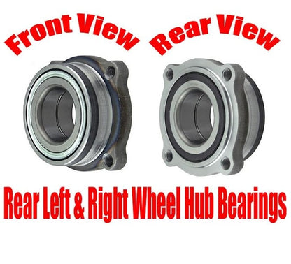 (2) 100% NEW REAR WHEEL BEARING MODULE For 07-18 BMW X5 REAR