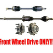 100% New Front Axles and Wheel Hubs Front Wheel Drive for Nissan Murano 09-14